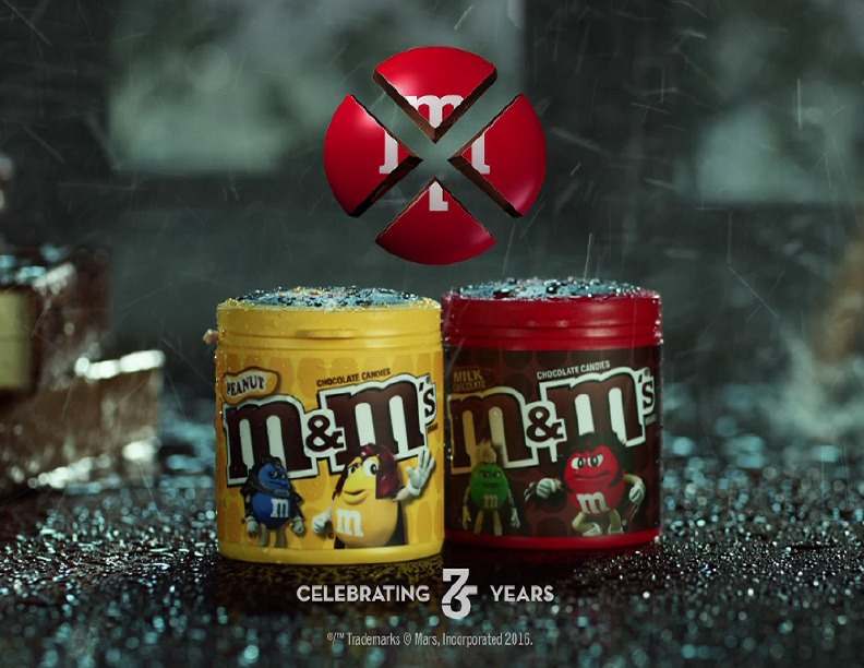 M&Ms and X-Men Partnership