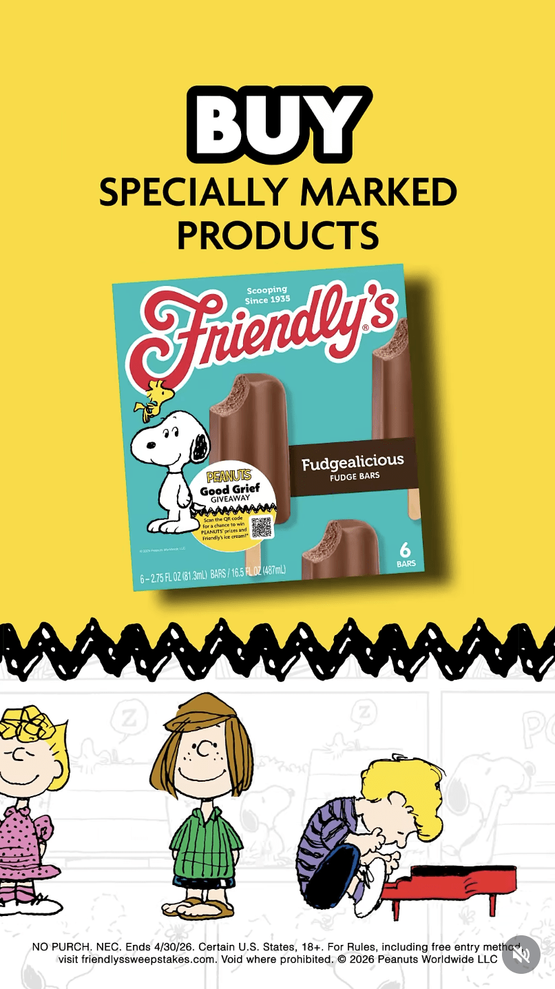 Friendly's x Peanuts Partnership