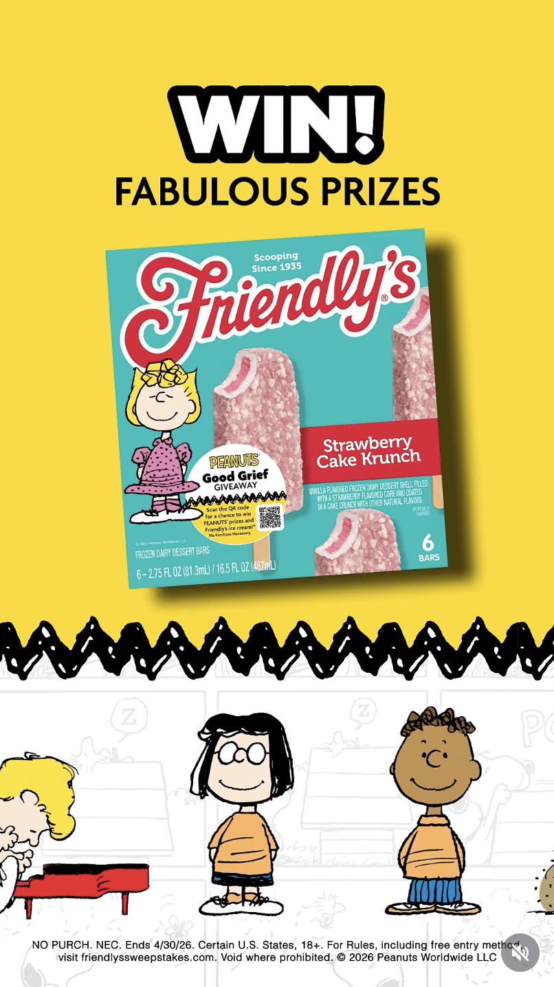 Friendly's x Peanuts Partnership