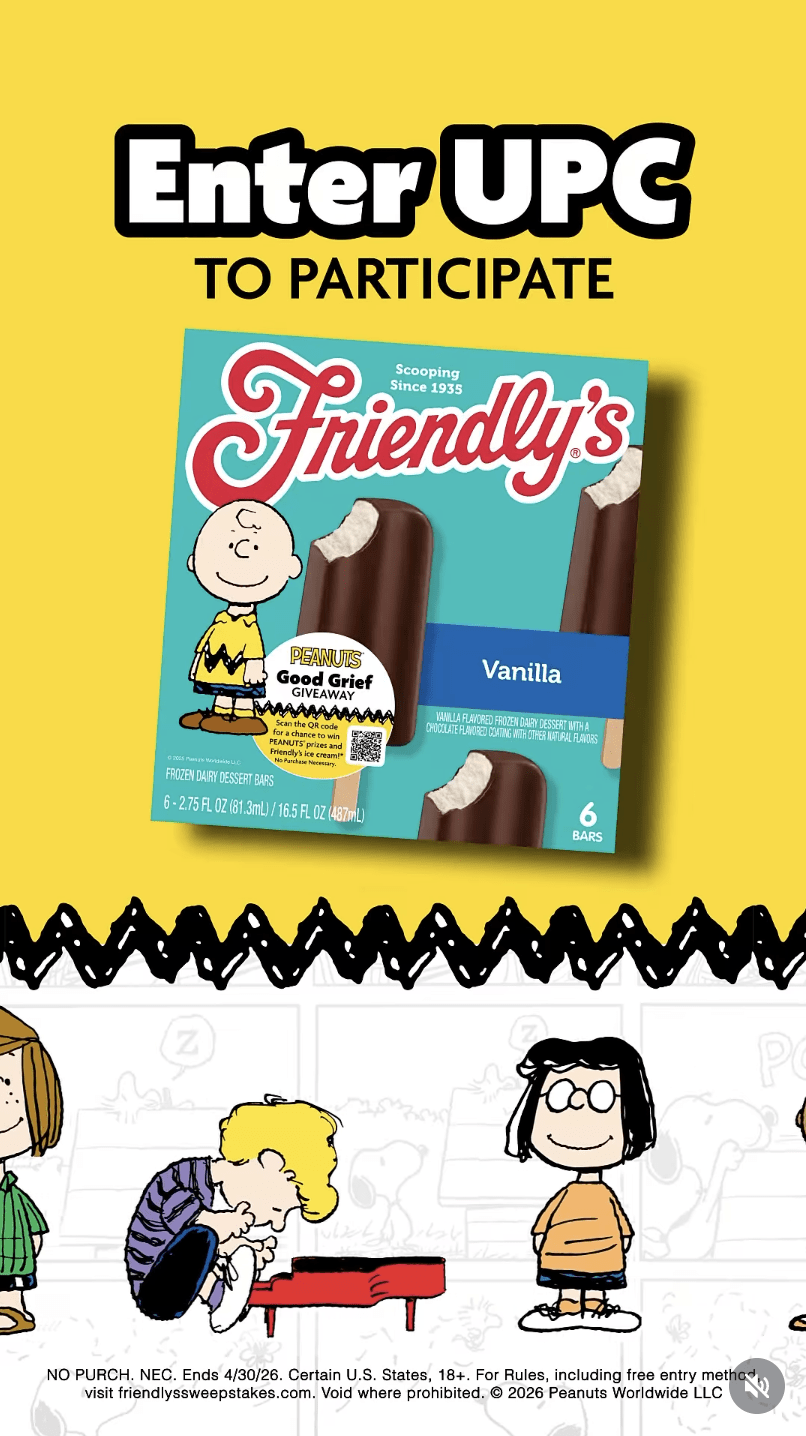 Friendly's x Peanuts Partnership